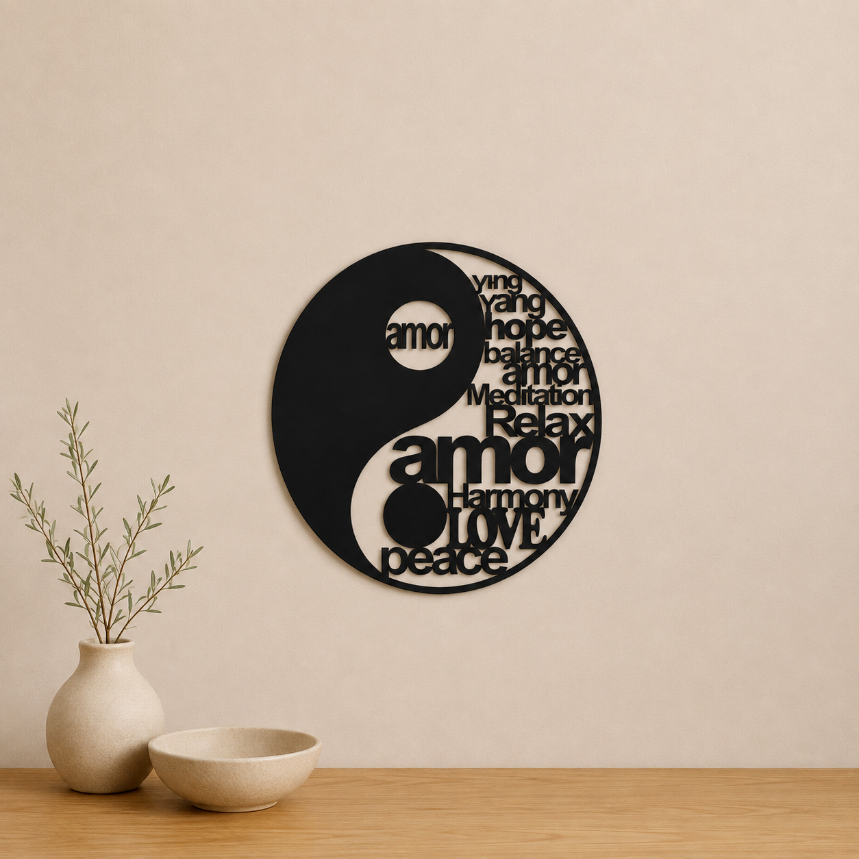Настінне панно «Yin Yang»